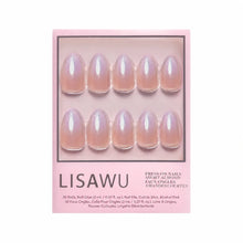 Polar Day press-on nails in purple shade