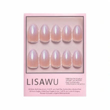 Polar Day press-on nails in purple shade