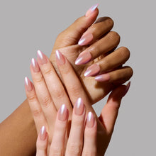 Polar Day press-on nails with velvet finish
