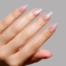 Polar Day press-on nails - almond shape, short length