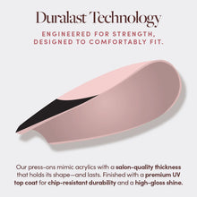 Polar Day press-on nails with glossy finish