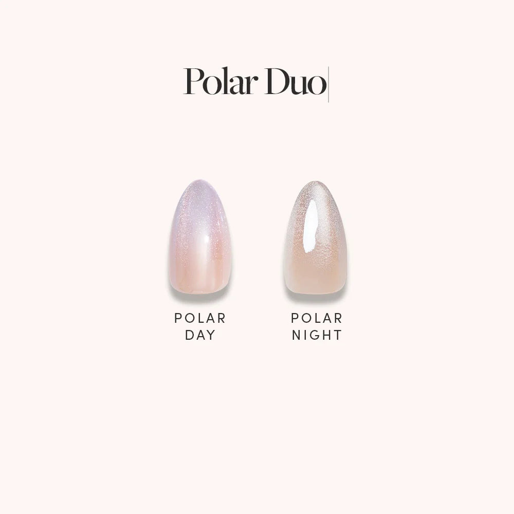 Lisawu Polar Duo press-on nail bundle style selection