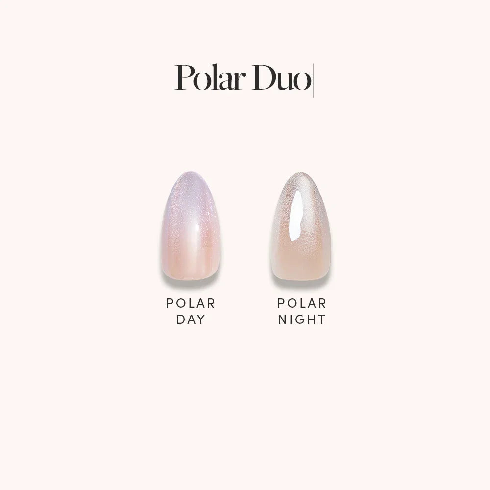 Lisawu Polar Duo press-on nail bundle style selection