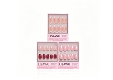 Polka Pop press-on nails in pink shade