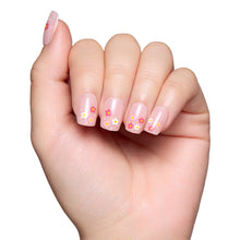 Pretty Bloom press-on nails - squoval shape, short length