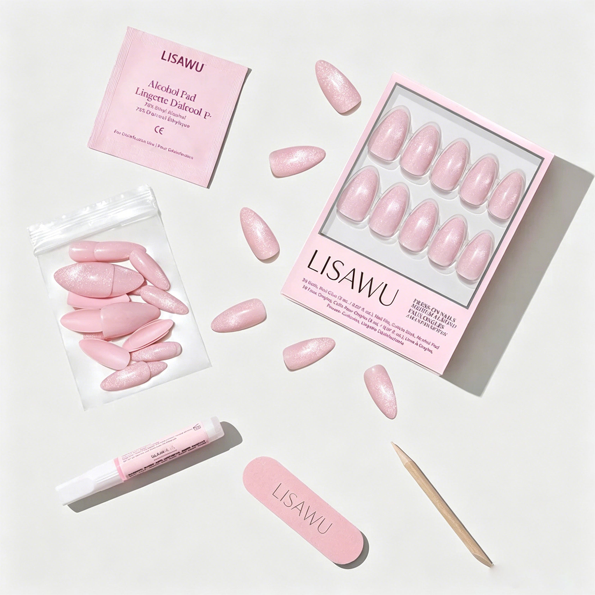 Promise Kept press-on nails with velvet finish