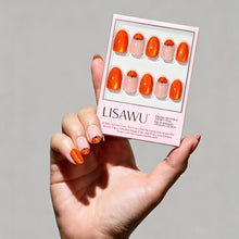 Pumpkin Patch press-on nails in orange shade