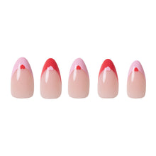 Pure Hearted press-on nail design - accent nail style detail