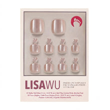Pure Intentions Toenail press-on nails in white shade