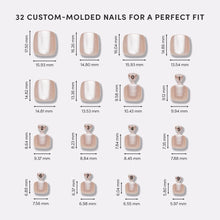 Pure Intentions Toenail press-on nail design - solid color style detail