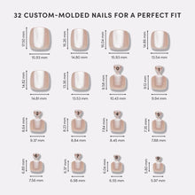 Pure Intentions Toenail press-on nail design - solid color style detail