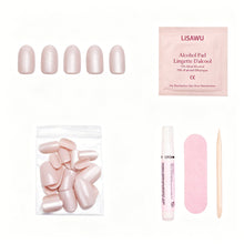 Pure Intentions press-on nails in white shade