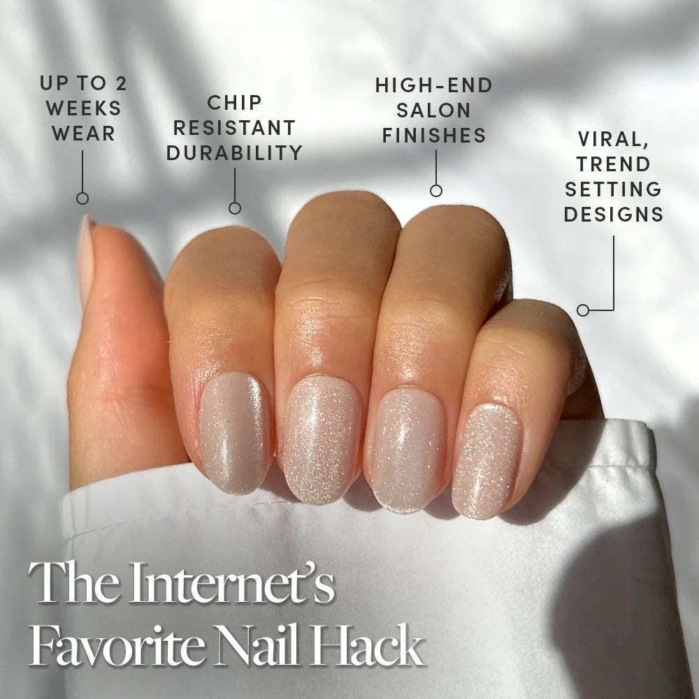 Pure Intentions press-on nails with glossy finish
