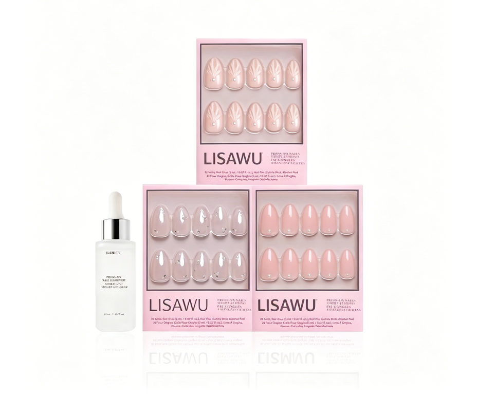Put A Pearl On It press-on nails with glossy finish