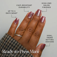 Red Allure press-on nails product detail