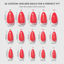 Red Flag press-on nails product detail