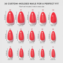 Red Flag press-on nails product detail