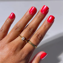 Red Legacy press-on nails in red shade