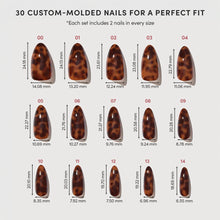 Rich Behavior press-on nail design - solid color style detail