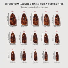 Rich Behavior press-on nail design - solid color style detail