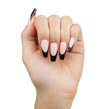 Rogue press-on nail design - french tip style detail