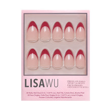 Rose Garden press-on nails in red shade