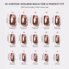 Rose Gold press-on nails product detail