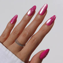 Rosy Siren press-on nails in pink shade