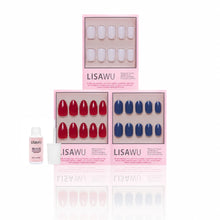 Royal Decadence press-on nails in red shade