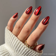 Ruby Slipper press-on nails in red shade