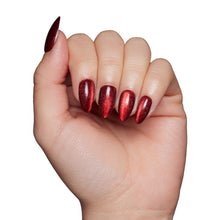 Ruby Slipper press-on nail design - solid color style detail