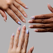 Salty Waves press-on nails in nude shade