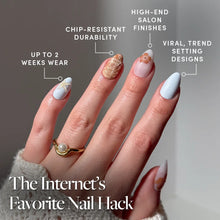 Sea Star press-on nail design - accent nail style detail