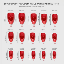 Sent with Love press-on nails featuring pastel pink almond shape design on natural nails perfect for everyday wear