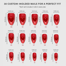 Sent with Love press-on nails featuring pastel pink almond shape design on natural nails perfect for everyday wear