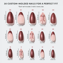 She's A Gift press-on nail design - 3d style detail