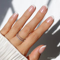 She's a Pearl press-on nails in nude shade