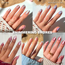 Lisawu Shimmering Shores press-on nail bundle manicure lifestyle photo