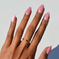 Shine for You press-on nails featuring glossy nude oval shape in a stylish nail set perfect for everyday wear