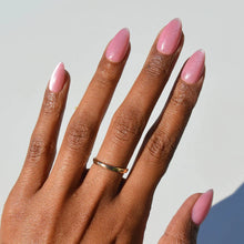 Shine for You press-on nails featuring glossy nude oval shape in a stylish nail set perfect for everyday wear