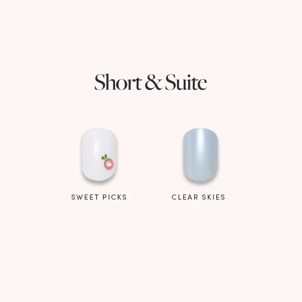 Lisawu Short & Suite press-on nail bundle style selection