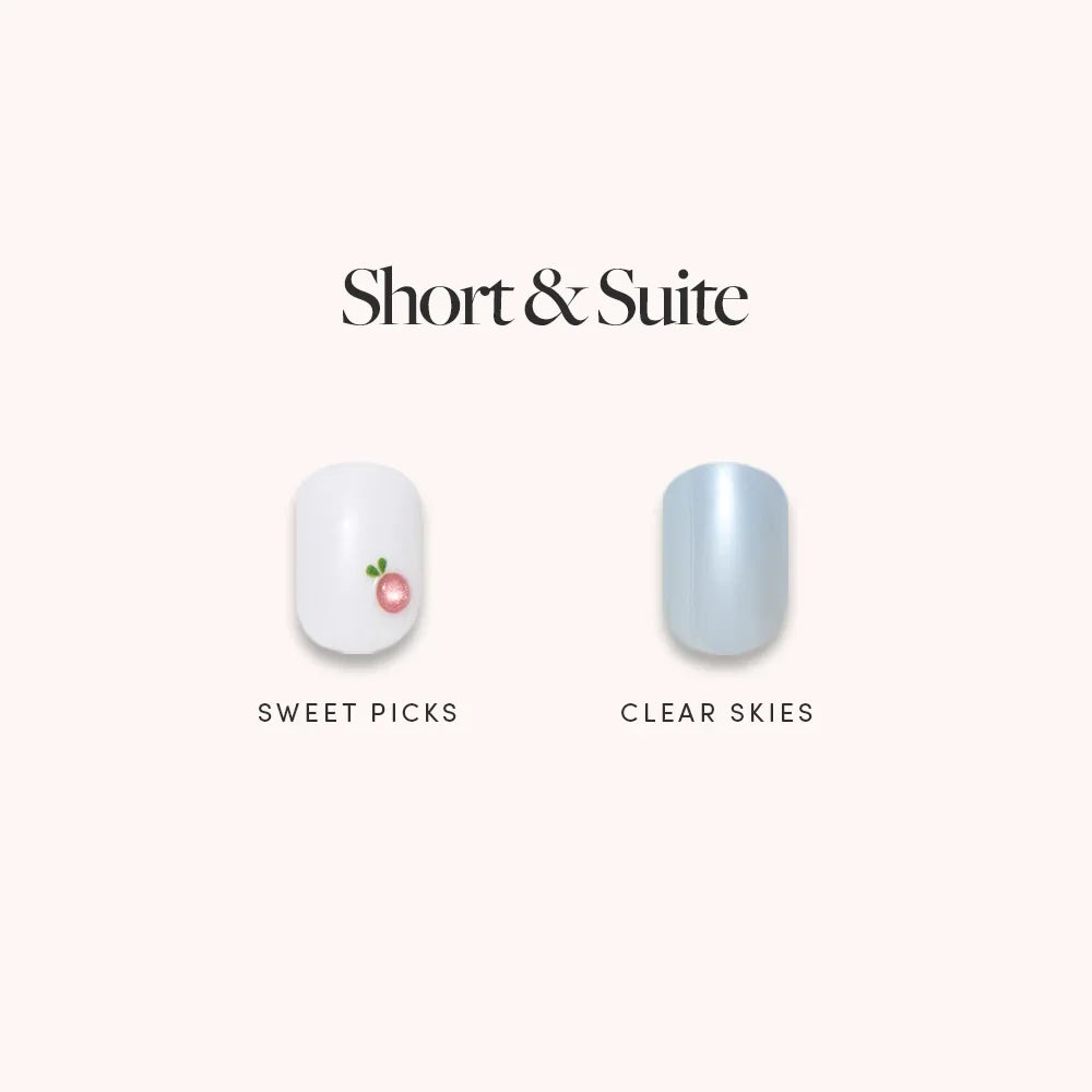 Lisawu Short & Suite press-on nail bundle style selection
