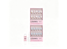 Short & Suite press-on nails in white shade