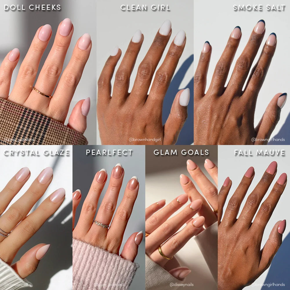 Lisawu Short Oval Icons press-on nail bundle manicure lifestyle photo