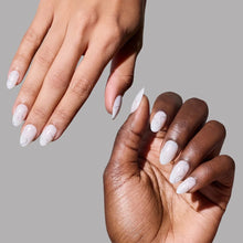 Silent Night press-on nails with glossy finish