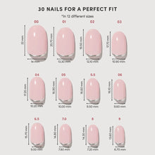 Silver Belle press-on nail design - solid color style detail