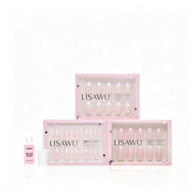 Simple & Clean press-on nails with glossy finish