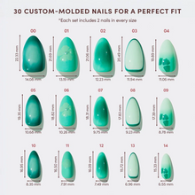 Siren Green SirenGreen 7 press-on nails