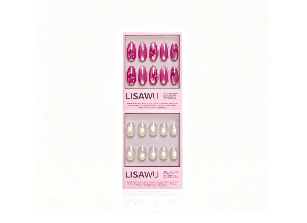 Close-up of Siren Sisters nail kit design