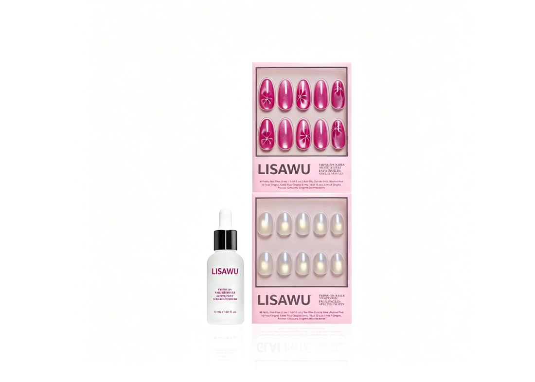 Siren Sisters press-on nails lifestyle view